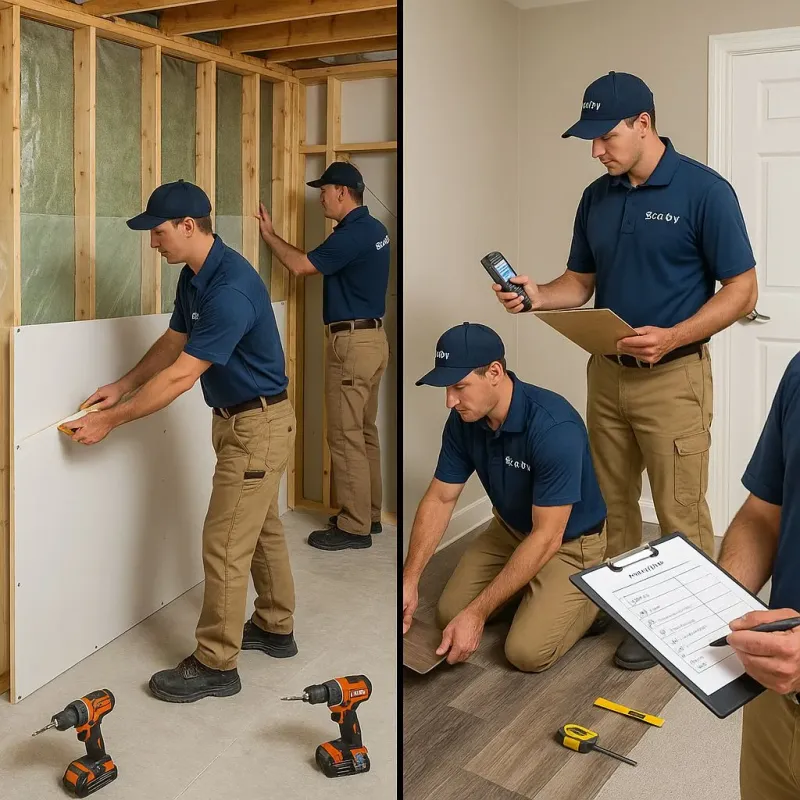 Repairs and Reconstruction process in Frenchtown, NJ