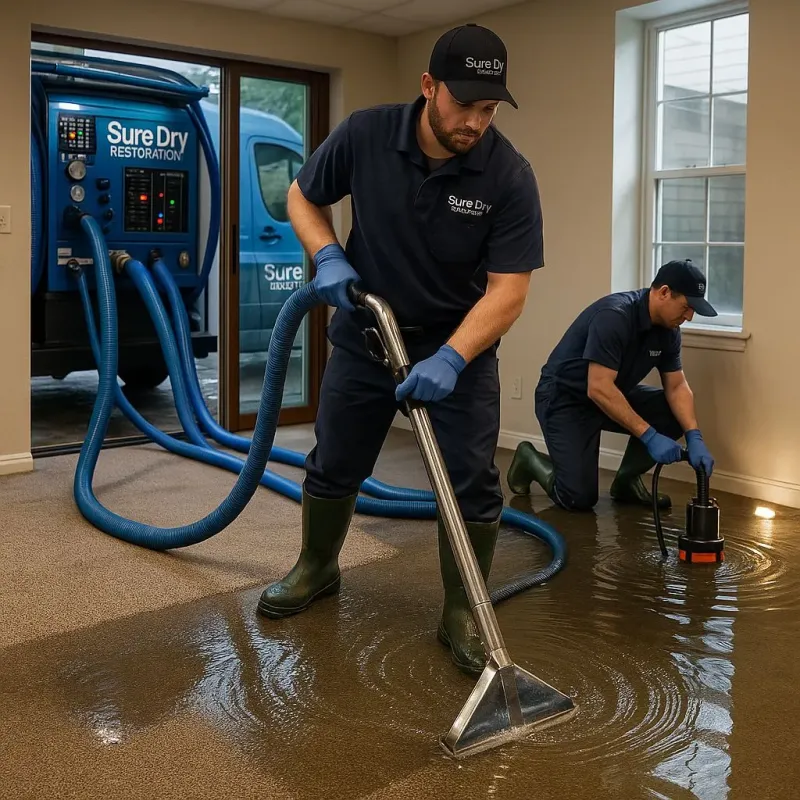 Water Extraction and Removal process in Frenchtown, NJ